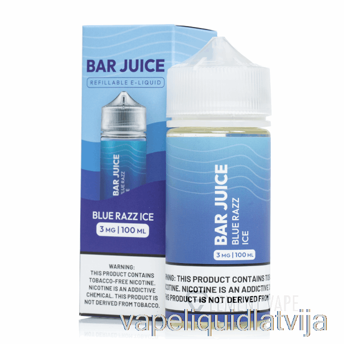 Blue Razz Ice - Bar Sula - 100ml 3mg Vape šķidrums